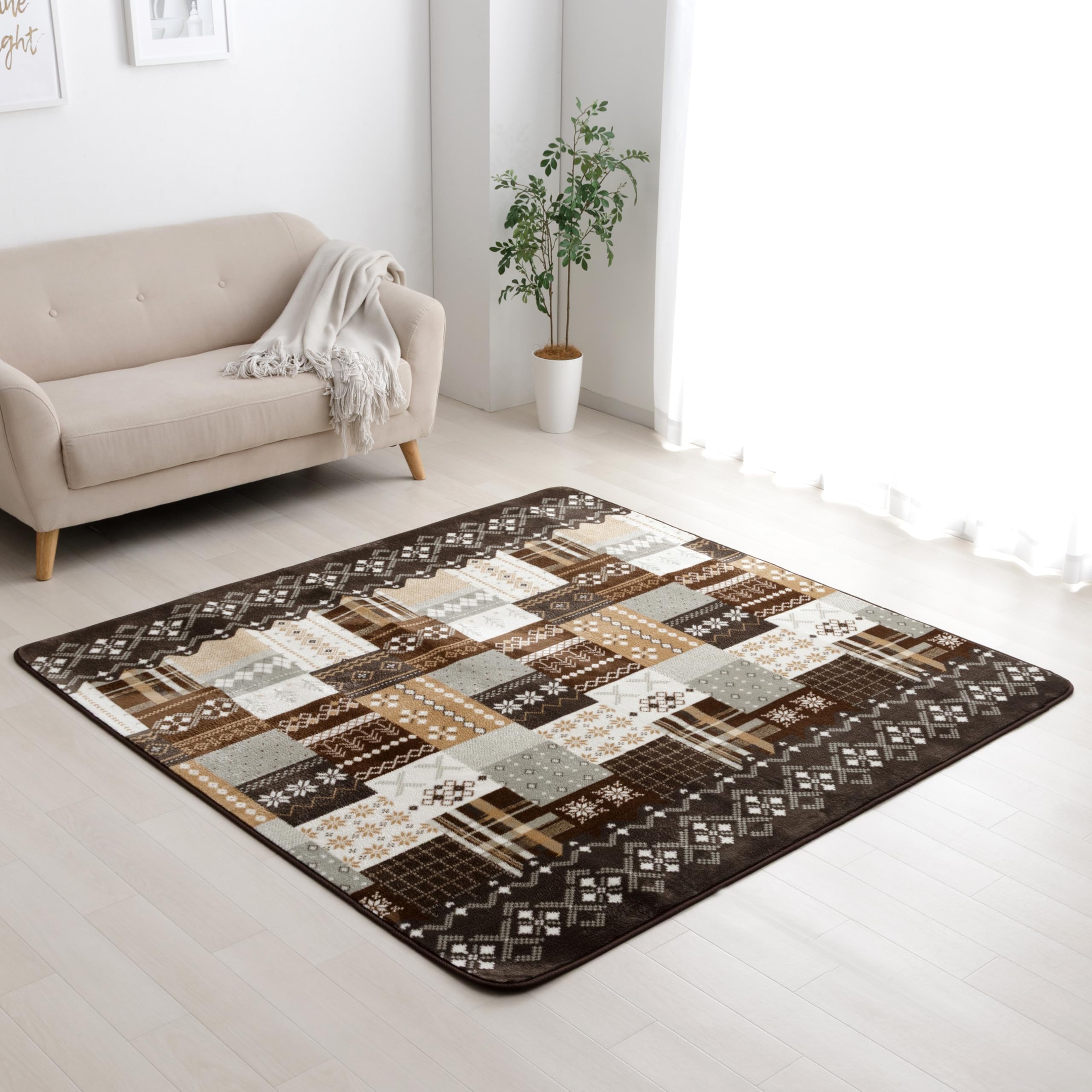イケヒコ ラグ マット カーペット 大判 長方形 オーバ 約235×330cm